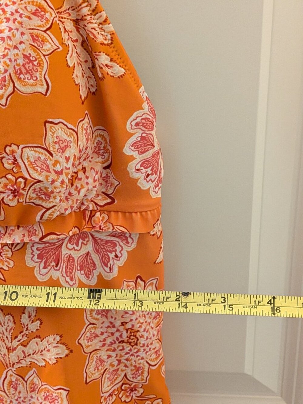 Orange Old Navy Tankini Swim Top Size XS/S/M - Picture 7 of 8